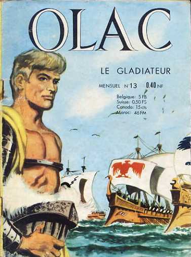 Scan de la Couverture Olac Le Gladiateur n 13